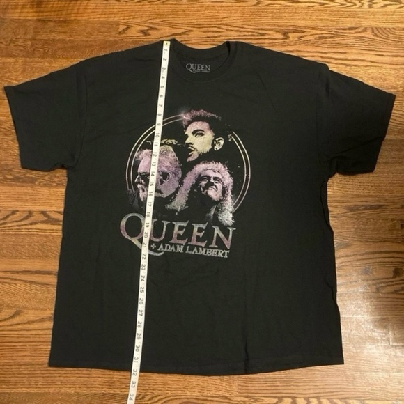 💫 Queen Rhapsody Tour Adam Lambert 2019 T-shirt Size 2XL - Picture 8 of 10